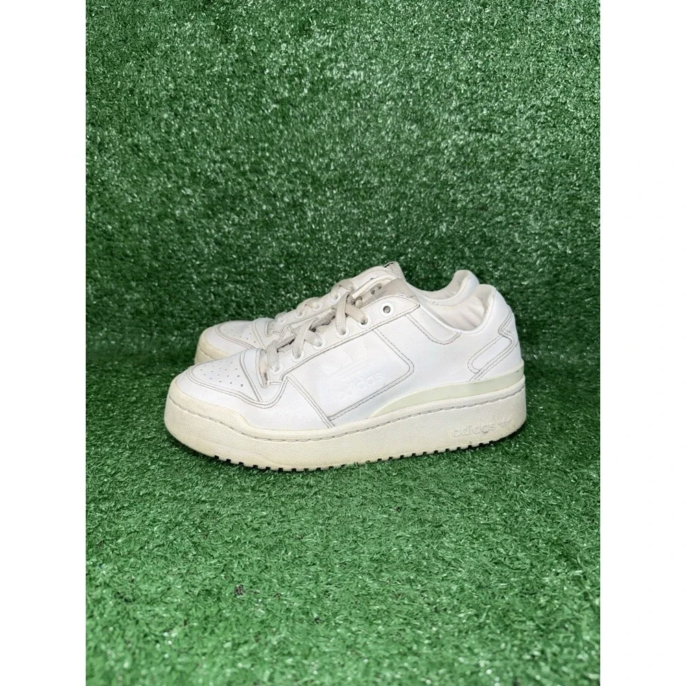 Adidas Shoes Womens Size 6 Forum Bold FY9042 White Leather Comfort Sneakers